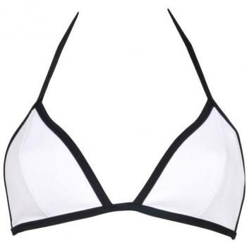 Bikini-Top Triangel „Moon Tees White“