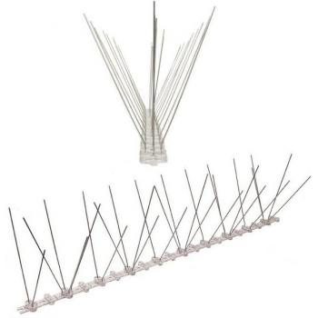PestSystems Taubenspike Set 1 m (2 × 0,5 m) – 3‑Reihe Polycarbonat