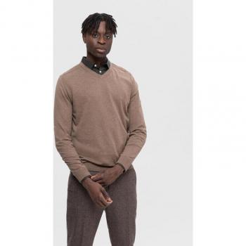 Selected Homme Pullover 16090147 Beige Regular Fit
