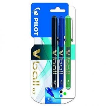 Pilot VBall Liquid Ink Rollerball Pen 0.7mm Tip 0.4mm Line