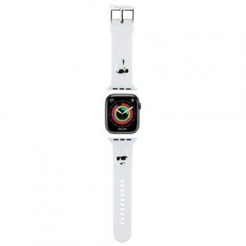 KARL LAGERFELD Smartwatch-Armband Karl Lagerfeld Karl und Choupette Head NFT Watch Strap für Apple Watch