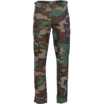 Mil-Tec US BDU Slim Fit Pants - Woodland Camo - 100% Cotton