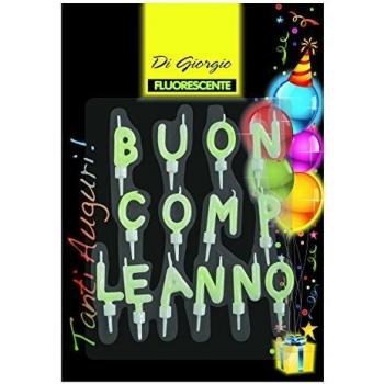 Cereria di Giorgio Festiva Luci LED Buon Compleanno