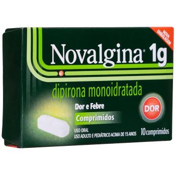 Novalgina 1g 10 Comprimidos