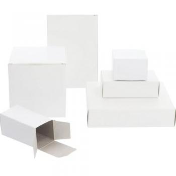 Ratioform Faltschachtel aus Vollpappe, 400 g/m², mit Fenster, VE 100 Stk, Innenmaße 95 x 60 x 33 mm, ab 5 VE