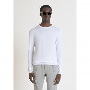 Maglia slim fit misto viscosa comfort