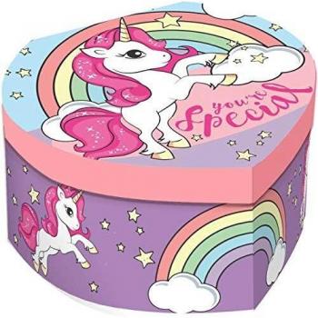 Joyero Musical Corazón Unicornio