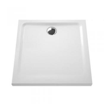 Vitra Receveur de douche carrée 80 × 80 cm, modèle ARKITEKT, surface antidérapante