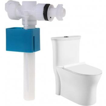 Pro Side Entry Inlet Valve 1/2 Cistern Connection with Brass Shank and Single Float