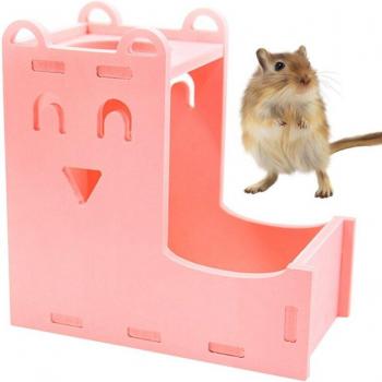 Bol auto‑remplissant en plastique – Accès à l'eau et à la nourriture pour hamsters