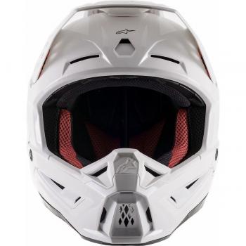 Alpinestars Casco de Cross SM5 Solid Blanco