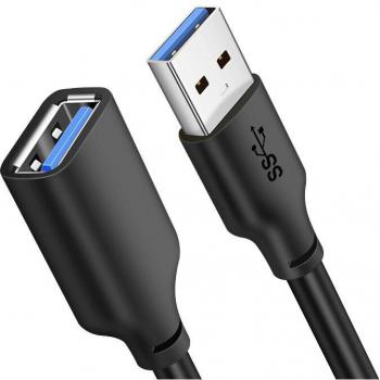 Câble d'extension USB CABLETIME 3.0 M/F Type A 5Gbps