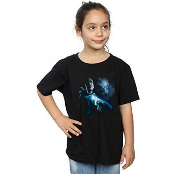 Black Voldemort Shadow Tee – Girl’s 9‑11 Cotton