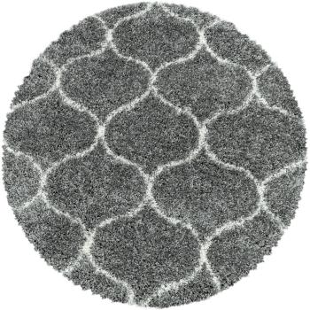 Tapis Shaggy Alhambra Salma 160x160cm Gris