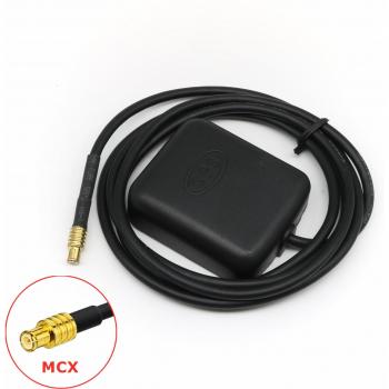 Antena de GPS para automóvil con conector MCX macho 1575.42 MHz 3M activa impermeable TomTom Navman Clarion