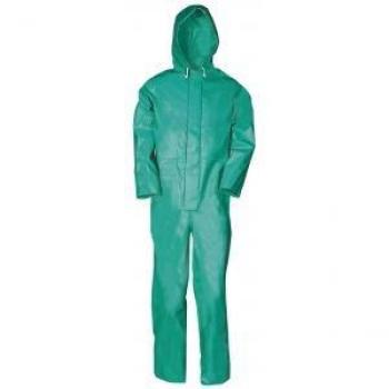 Supertex Beeswift Sioen Chemtex Waterproof Coverall Green Large