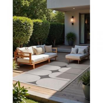 Reversible Outdoor/Indoor Rug – 160cm x 230cm (Black)