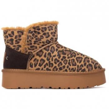 Bota Leopardo Carmela 162633 com Plataforma