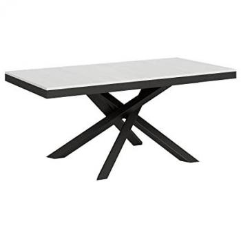 Table évolutive VOLANTIS 90x180 cm Frêne Blanc