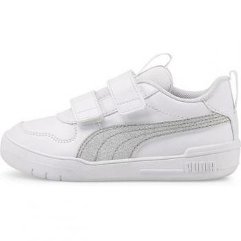 SCARPA MULTIFLEX SL GLITZ BAMBINA - Sneaker Multiflex Glitz Fs V Ps Puma White / Puma Silver EU 29