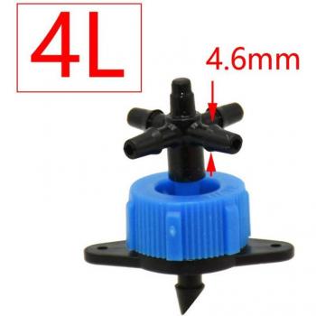 2/4-Way Cross Connector Drip Arrow Connector