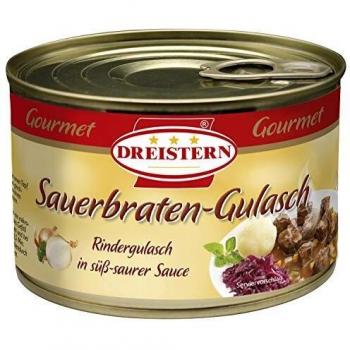 ORIGINAL DREISTERN GOURMET SAUERBRATEN GULASCH IN PIKANTER SAUCE - 400 GRAMM