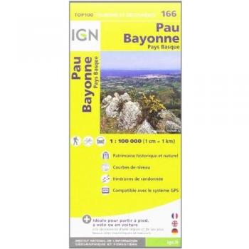 TOP100166 PAU/BAYONNE 1/100.000