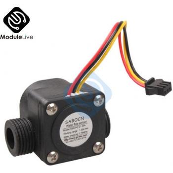 G1/2 Fluid Flowmeter Switch Counter 1-30L/min