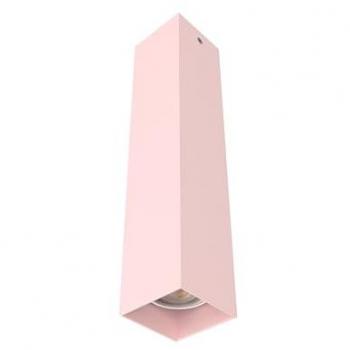 Cube Plafoniera, 1X GU10, max 33W, metallo, rosa, H30cm - Lumicom