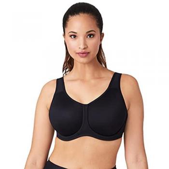 Wacoal Simone Underwire Sports Bra - Maximum Support - Black - Size 38DD