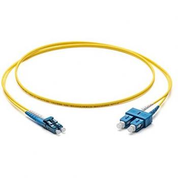 Corning Glasfaser Patchkabel LC UPC Duplex auf SC UPC Duplex, 1m, gelb