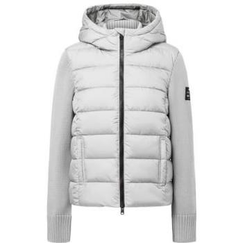 Chaqueta con capucha Ecoalf Denali blanco neutro mujer - S