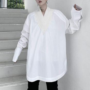 XITAO Women’s Knitted T-Shirt in Plus‑Size – Full Sleeve, White & Black