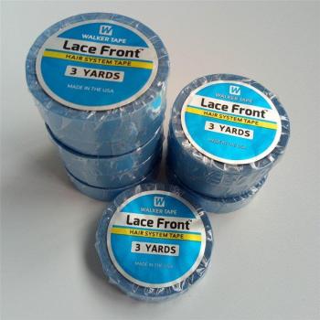 Blue Lace Front Wig Support Tape - Waterproof Double-Sided Adhesive, 2 Rolls (3 Yards Each)