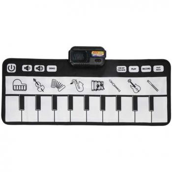 Musical Baby Play Mat with Adjustable Piano Keyboard - 8 Instrument Voices (80 x 30CM)
