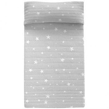 Colcha Infantil Estrella Feliz Gris 200x260 cm