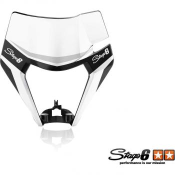 Maschera Faro Stage 6 Bianco per KTM EXC