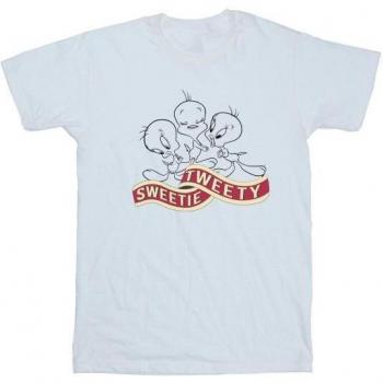 Looney Tunes Mädchen Baumwoll-T-Shirt mit Tweety-Motiv