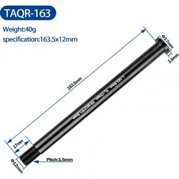 142x12mm Quick Release Skewers for Carbon Frame