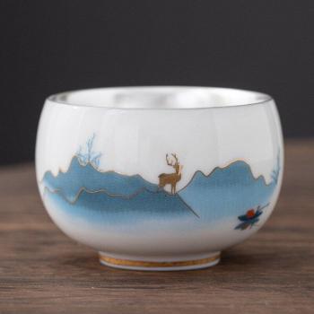 Handmade Sterling Silver Large Tea Bowl