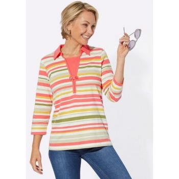 Poloshirt CASUAL LOOKS Sommerstyle Gr. 40, sand