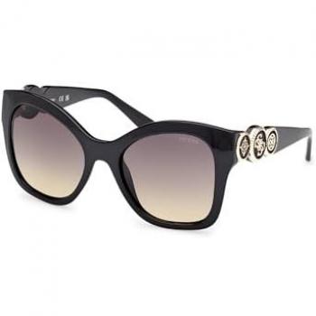 Guess GU00197 05B Black Smoke Butterfly Sunglasses (Women)