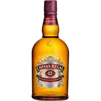Estuche Chivas Regal 12 Años con Vaso de Regalo
