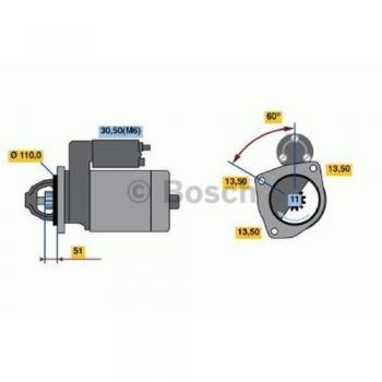 Bosch 0986021200 Starter Motor