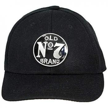 Gorra negra con logo Jack Daniel's Nº 7