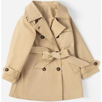 Children Cotton Trench Coat