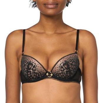 Fauve Illusion gemalt Push-Up BH Schwarz