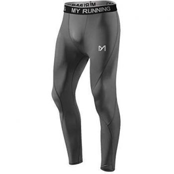 Mallas Largas de Deporte MEETYOO para Hombre, Pantalón de Compresión Secado Rápido para Fitness y Running
