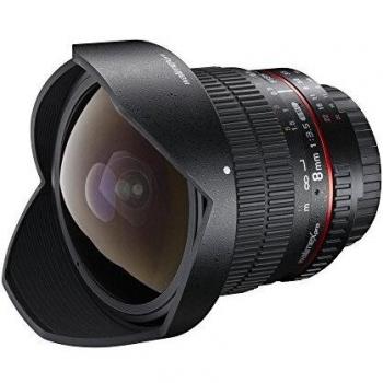 Walimex Pro Fish-Eye III 6,5 mm 1:2,8 DSLR Objectif sans pare-soleil
