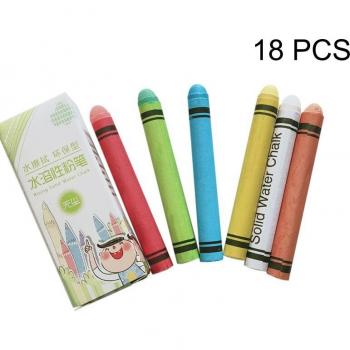 12 Pcs Water-Soluble Dustless Erasable Solid Chalk